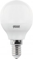 Купить лампочка Gauss LED ELEMENTARY G45 8W 2700K E14 53118  по цене от 53 грн.