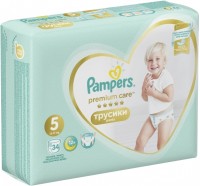 Купить подгузники Pampers Premium Care Pants 5 (/ 34 pcs) по цене от 565 грн.