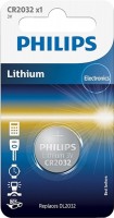 Купить аккумулятор / батарейка Philips 1xCR2032  по цене от 44 грн.