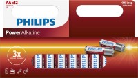 Купить аккумулятор / батарейка Philips Power Alkaline 12xAA  по цене от 282 грн.