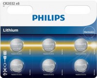 Купить аккумулятор / батарейка Philips 6xCR2032  по цене от 172 грн.