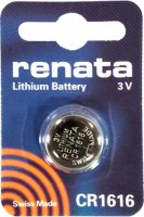 Купить аккумулятор / батарейка Renata 1xCR1616  по цене от 120 грн.
