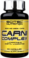Купить сжигатель жира Scitec Nutrition Carni Complex 60 cap: цена от 752 грн.