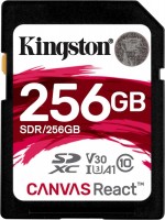 Купить карта памяти Kingston SD Canvas React (SDXC Canvas React 256Gb) по цене от 12470 грн.
