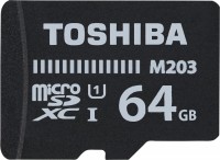 Купить карта памяти Toshiba M203 microSD UHS-I U1 (M203 microSDXC UHS-I U1 64Gb) по цене от 345 грн.