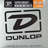 Купить струны Dunlop Super Bright 5-String Steel Bass 40-120: цена от 1776 грн.