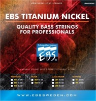 Купить струны EBS Titanium Nickel 50-110  по цене от 1078 грн.