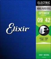Купить струны Elixir Electric Optiweb Super Light 9-42  по цене от 499 грн.