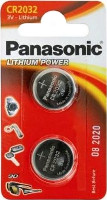 Купить аккумулятор / батарейка Panasonic 2xCR2032EL  по цене от 60 грн.