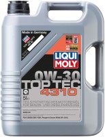 Купить моторное масло Liqui Moly Top Tec 4310 0W-30 5L: цена от 3062 грн.