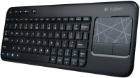 Купить клавиатура Logitech Wireless Touch Keyboard K400: цена от 1559 грн.