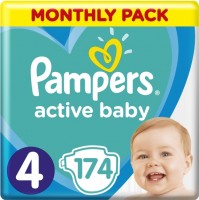 Купить подгузники Pampers Active Baby 4 (/ 174 pcs) по цене от 1199 грн.