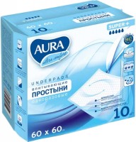 Купить подгузники Aura Underpads 60x60 (/ 10 pcs) по цене от 158 грн.