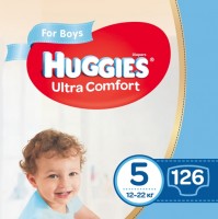 Купить подгузники Huggies Ultra Comfort Boy 5 (/ 126 pcs) по цене от 1079 грн.