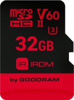 Купить карта памяти GOODRAM microSD IRDM V60 UHS II U3 (microSDHC IRDM V60 UHS II U3 32Gb) по цене от 792 грн.