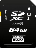 Купить карта памяти GOODRAM SD S1A0 UHS-I (SDXC S1A0 UHS-I 64Gb) по цене от 484 грн.