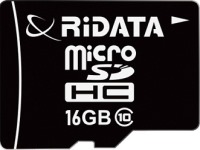 Купити карта пам'яті RiDATA microSDHC Class 10 (16Gb) за ціною від 339 грн.