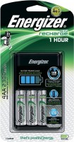 Купить зарядка для акумуляторної батарейки Energizer 1HR Charger + 4xAA 2300 mAh: цена от 2058 грн.