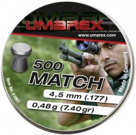 Купить кулі й патрони Umarex Match Pro 4.5 mm 0.48 g 500 pcs: цена от 264 грн.