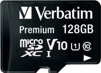 Купить карта памяти Verbatim Premium microSD UHS-I Class 10 (Premium microSDXC UHS-I Class 10 128Gb) по цене от 480 грн.
