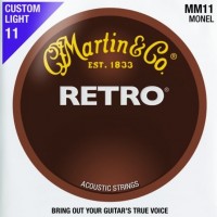 Купить струны Martin Retro Monel 11-52  по цене от 447 грн.
