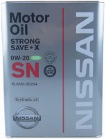 Купить моторное масло Nissan Strong Save-X 0W-20 4L: цена от 1466 грн.