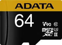 Купить карта памяти A-Data Premier ONE microSDXC UHS-II U3 Class 10 (64Gb) по цене от 278 грн.