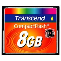 Купить карта памяти Transcend CompactFlash 133x (8Gb) по цене от 747 грн.