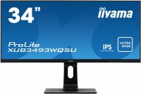 Купить монитор Iiyama ProLite XUB3493WQSU-B1: цена от 17880 грн.