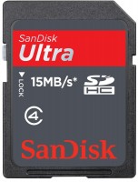 Купить карта памяти SanDisk Ultra SDHC (16Gb) по цене от 209 грн.