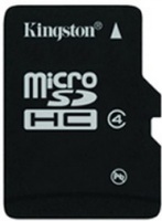 Купить карта памяти Kingston microSDHC Class 4 по цене от 159 грн.
