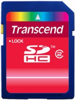 Купить карта памяти Transcend SDHC Class 2 (8Gb) по цене от 230 грн.