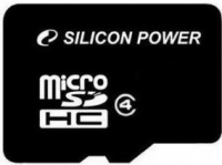 Купить карта памяти Silicon Power microSDHC Class 4 по цене от 135 грн.