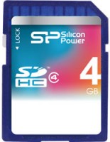 Купить карта памяти Silicon Power SDHC Class 4 (4Gb) по цене от 105 грн.