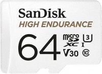 Купить карта памяти SanDisk High Endurance microSD U3 (High Endurance microSDXC U3 64Gb) по цене от 393 грн.