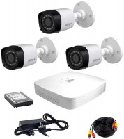 Купить комплект видеонаблюдения Dahua KIT-HDCVI-3W/HDD500: цена от 12061 грн.