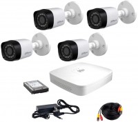 Купить комплект видеонаблюдения Dahua KIT-HDCVI-4W/HDD500  по цене от 13572 грн.