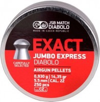Купить пули и патроны JSB Exact Jumbo Express 5.5 mm 0.93 g 250 pcs  по цене от 290 грн.