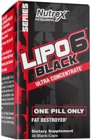 Купить сжигатель жира Nutrex Lipo-6 Black Ultra Concentrate 60 cap  по цене от 699 грн.