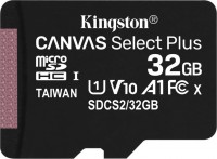 Купити карта пам'яті Kingston microSDHC Canvas Select Plus 2 Pack (64Gb) за ціною від 372 грн.