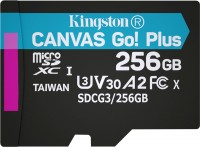 Купить карта памяти Kingston microSDXC Canvas Go! Plus (256Gb) по цене от 754 грн.