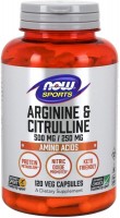 Купить аминокислоты Now Arginine and Citrulline Caps (120 cap) по цене от 685 грн.