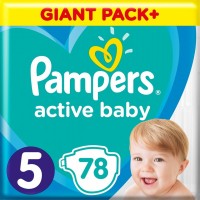 Купить подгузники Pampers Active Baby 5 (/ 78 pcs) по цене от 1099 грн.