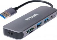 Купить картридер / USB-хаб D-Link DUB-1325: цена от 1241 грн.