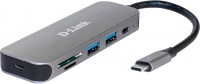 Купить картридер / USB-хаб D-Link DUB-2325: цена от 1099 грн.