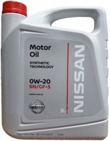 Купить моторное масло Nissan Motor Oil 0W-20 5L  по цене от 1722 грн.