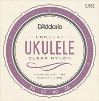 Купить струны DAddario Clear Nylon Ukulele Concert  по цене от 283 грн.