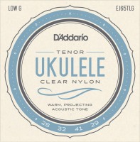 Купить струны DAddario Clear Nylon Ukulele Low-G Tenor  по цене от 296 грн.