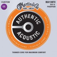 Купить струны Martin Authentic Acoustic Flexible Core Silk and Phosphor 11-47  по цене от 477 грн.