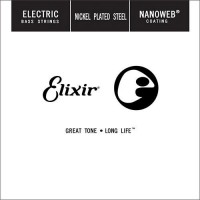 Купить струны Elixir Electric Bass Nanoweb Nickel Plated Steel Single 130 XL  по цене от 545 грн.